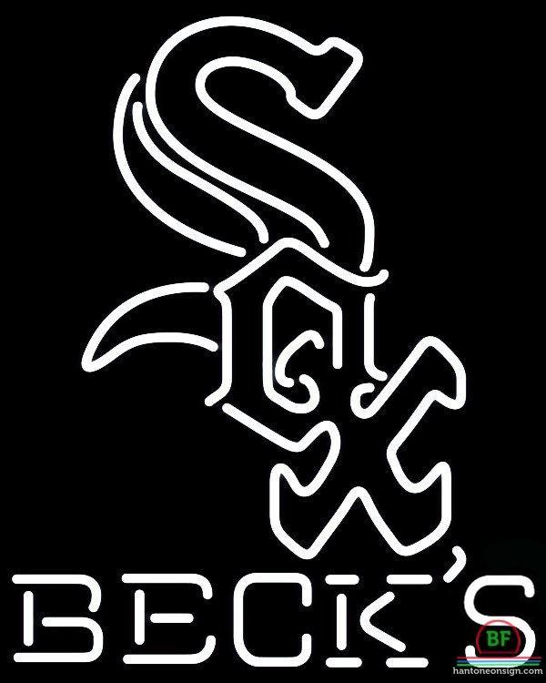 Custom Becks Chicago White Sox Neon Sign MLB Teams Neon Light