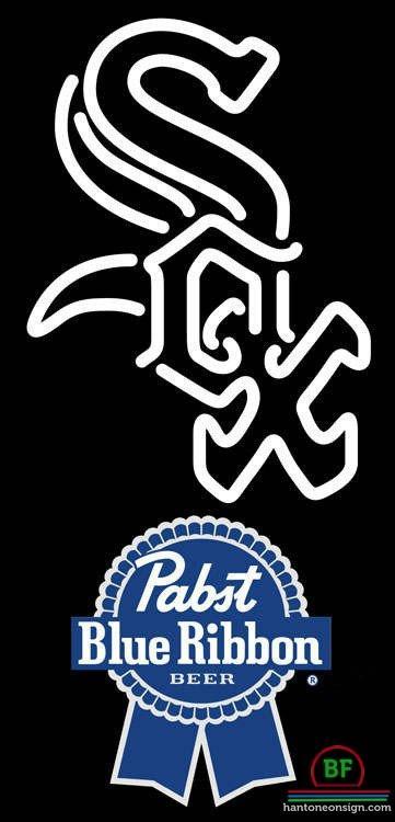 Custom Pabst Blue Ribbon Chicago White Sox Neon Sign MLB Teams Neon Light