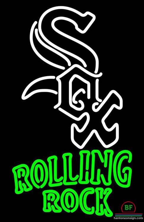 Custom Rolling Rock Chicago White Sox Neon Sign MLB Teams Neon Light