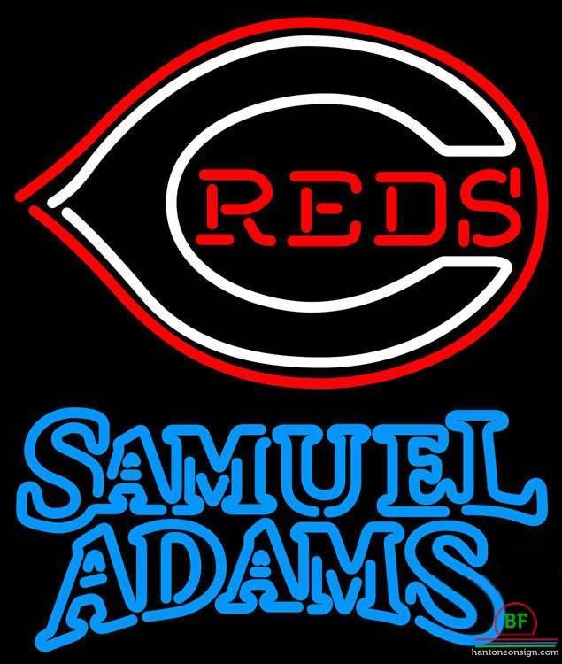 Custom Samuel Adams Cincinnati Reds Neon Sign MLB Teams Neon Light