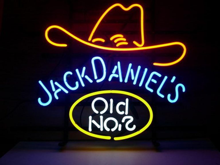 Custom Jack Daniels Old 7 Neon Sign Real Neon Light Custom Neon