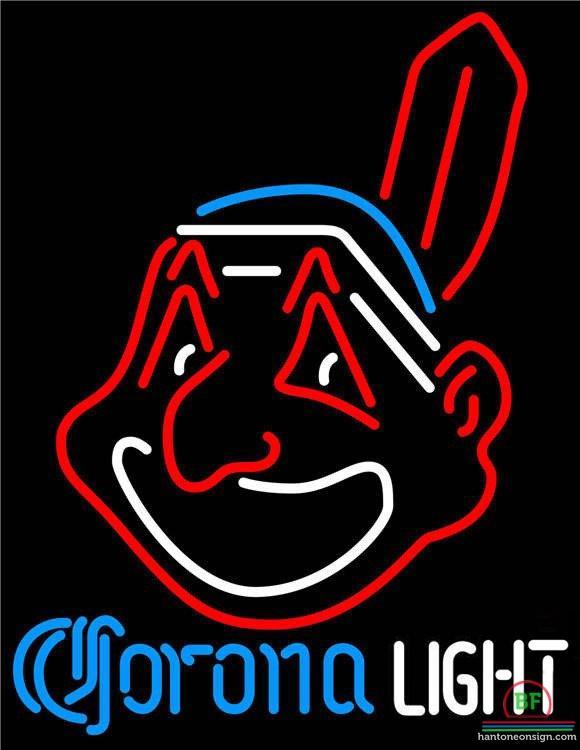 Custom Corona Light Cleveland Indians Neon Sign MLB Teams Neon Light