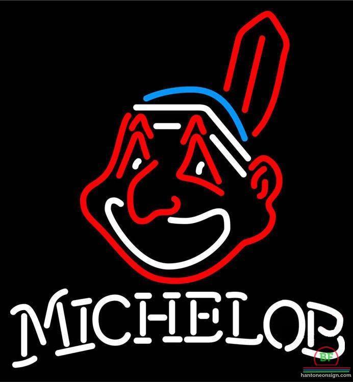 Custom Michelob Cleveland Indians Neon Sign MLB Teams Neon Light