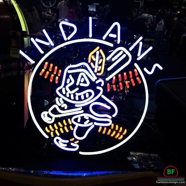 Custom Cleveland Indians Neon Sign MLB Teams Neon Light