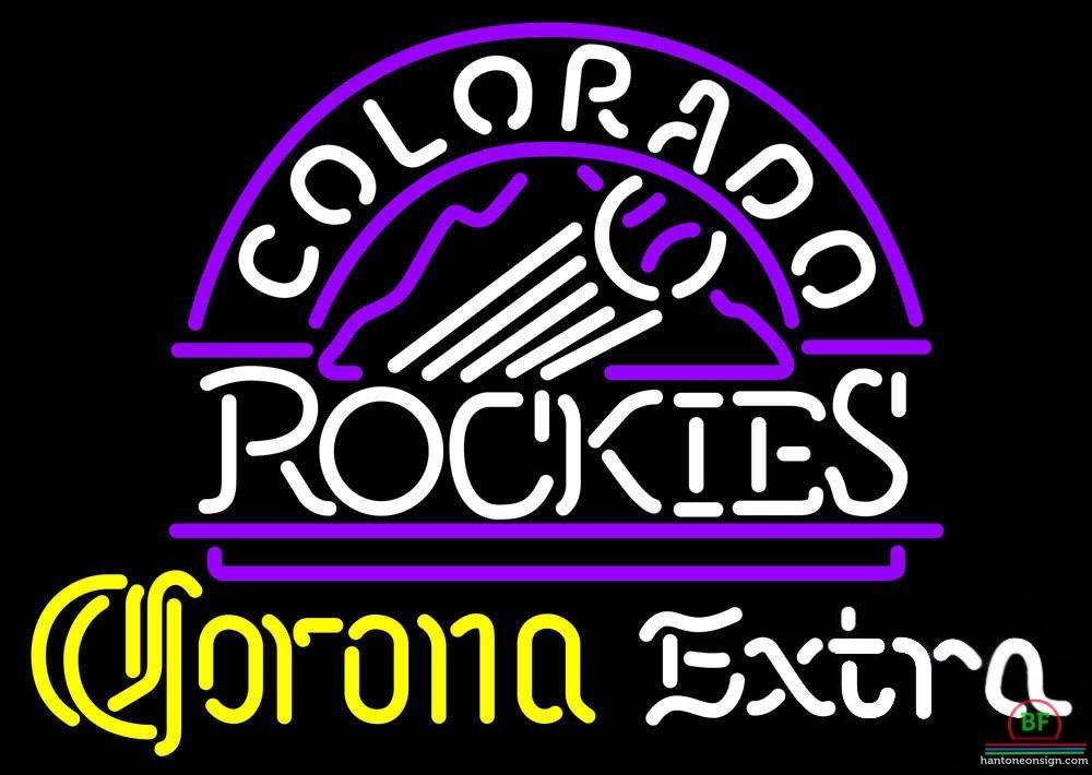 Custom Corona Extra Colorado Rockies Neon Sign MLB Teams Neon Light