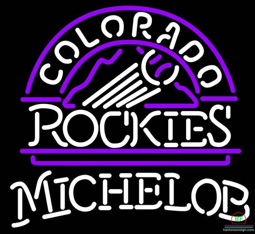 Custom Michelob Colorado Rockies Neon Sign MLB Teams Neon Light