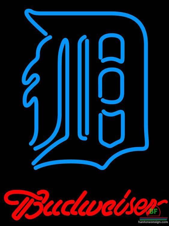 Custom Budweiser Detroit Tigers Neon Sign MLB Teams Neon Light