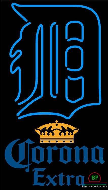 Custom Corona Extra Detroit Tigers Neon Sign MLB Teams Neon Light