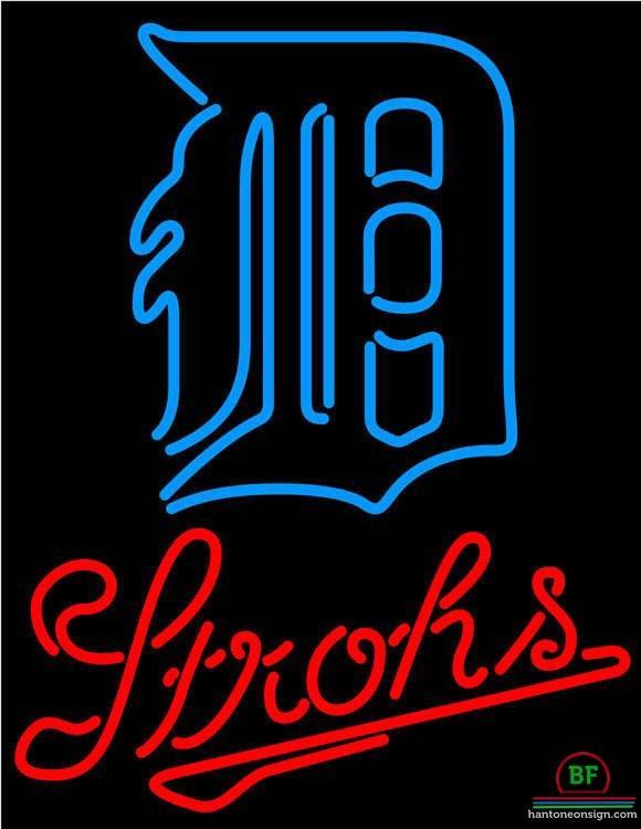 Custom Strohs Detroit Tigers Neon Sign MLB Teams Neon Light