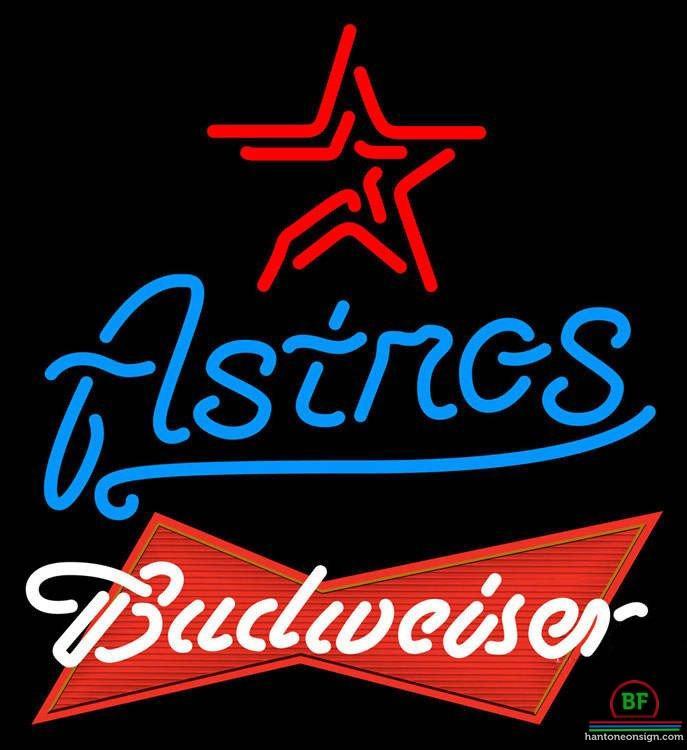 Custom Budweiser Houston Astros Neon Sign MLB Teams Neon Light