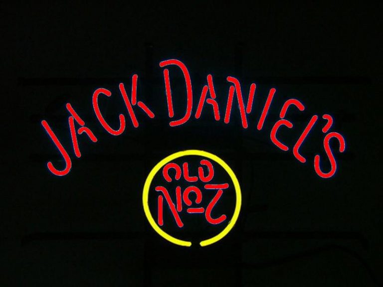 Custom Jack Daniels 7 Neon Sign Real Neon Light Custom Neon Signs