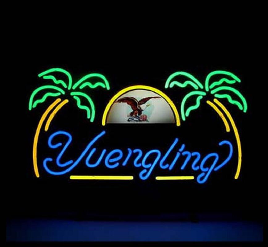 Custom Yuengling Palm Tree Neon Sign
