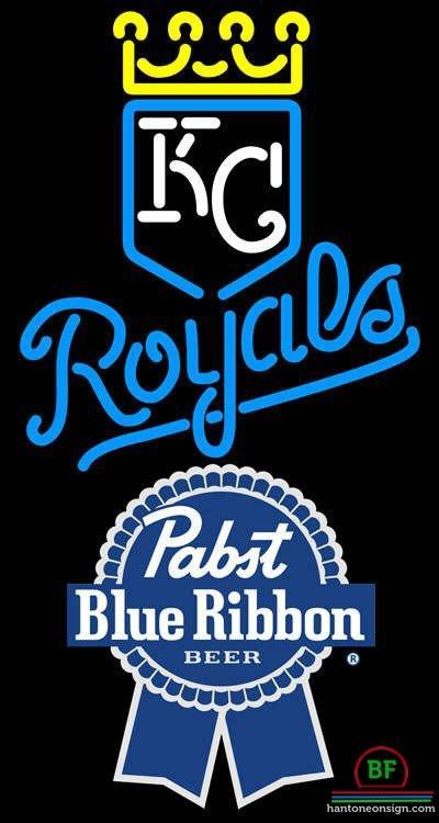 Custom Pabst Blue Ribbon Kansas City Royals Neon Sign MLB Teams Neon Light