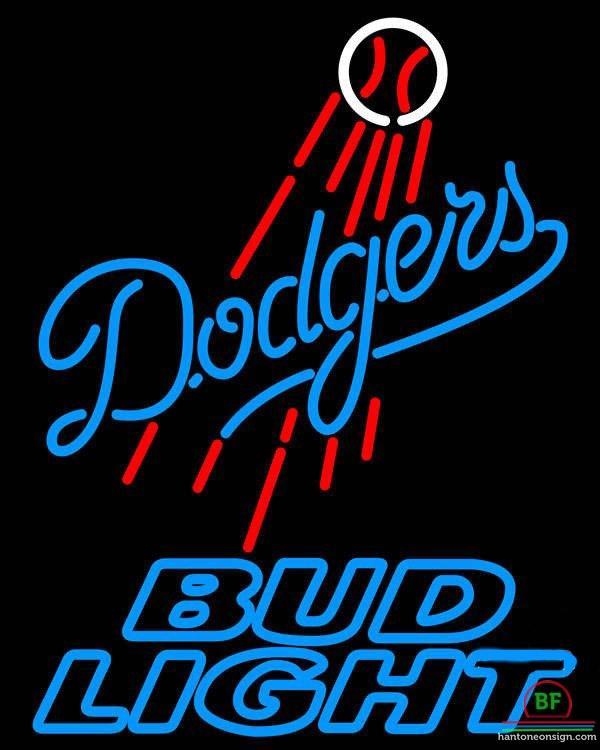 Custom Bud Light Los Angeles Dodgers Neon Sign MLB Teams Neon Light