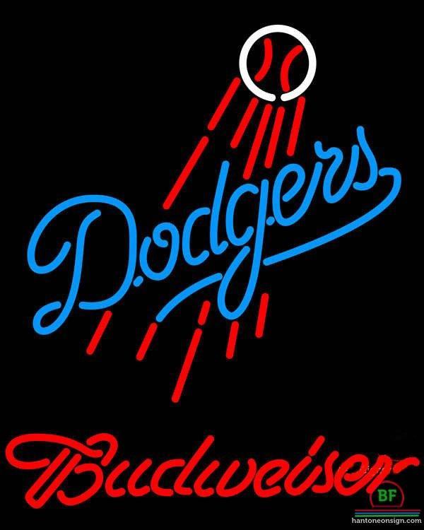 Custom Budweiser Los Angeles Dodgers Neon Sign MLB Teams Neon Light