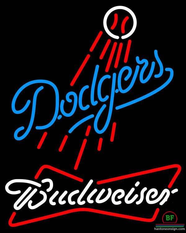 Custom Budweiser Los Angeles Dodgers Neon Sign MLB Teams Neon Light