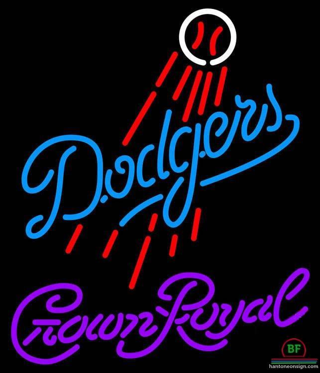 Custom Crown Royal Los Angeles Dodgers Neon Sign MLB Teams Neon Light