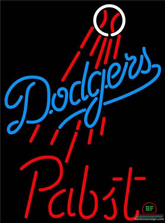 Custom Pabst Los Angeles Dodgers Neon Sign MLB Teams Neon Light