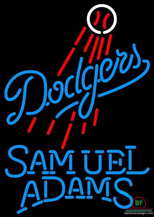 Custom Samuel Adams Los Angeles Dodgers Neon Sign MLB Teams Neon Light