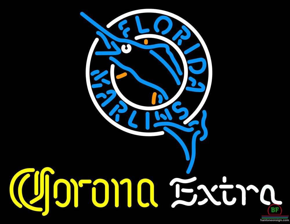 Custom Corona Extra Florida Miami Marlins Neon Sign MLB Teams Neon Light