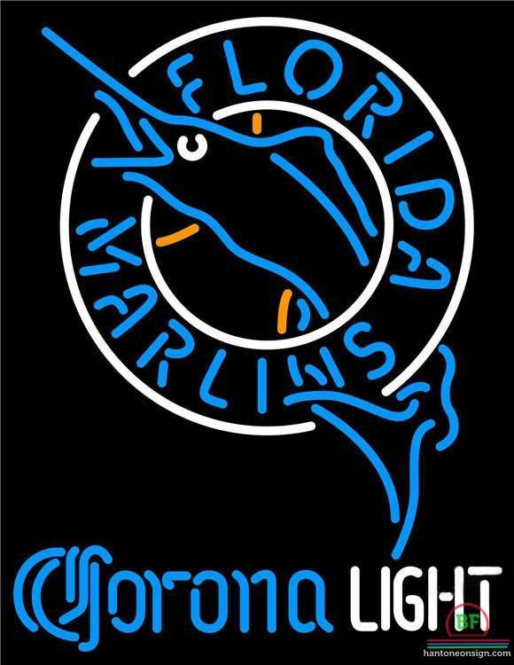 Custom Corona Light Florida Miami Marlins Neon Sign MLB Teams Neon Light