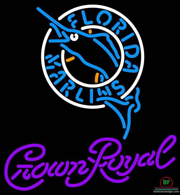 Custom Crown Royal Florida Miami Marlins Neon Sign MLB Teams Neon Light