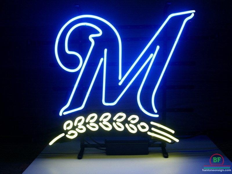 Custom Milwaukee Brewers Neon Sign MLB Teams Neon Light
