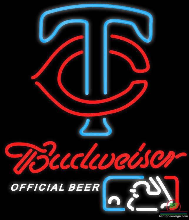 Custom Budweiser Minnesota Twins Neon Sign MLB Teams Neon Light