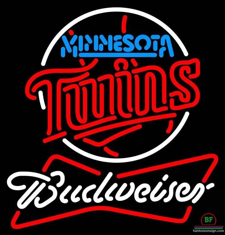 Custom Budweiser Minnesota Twins Neon Sign MLB Teams Neon Light