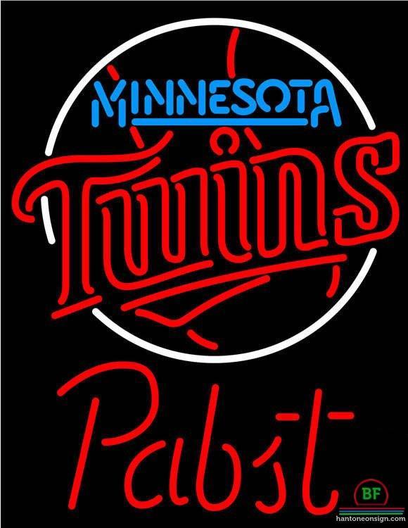 Custom Pabst Minnesota Twins Neon Sign MLB Teams Neon Light