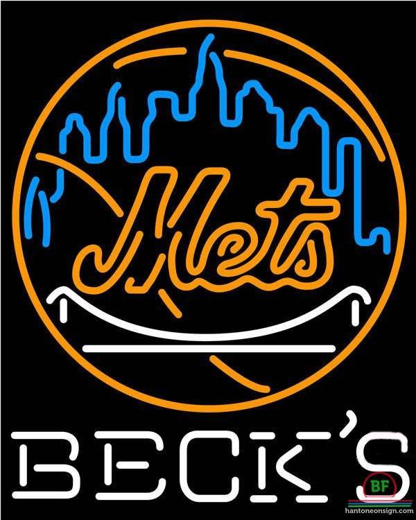 Custom Becks New York Mets Neon Sign MLB Teams Neon Light