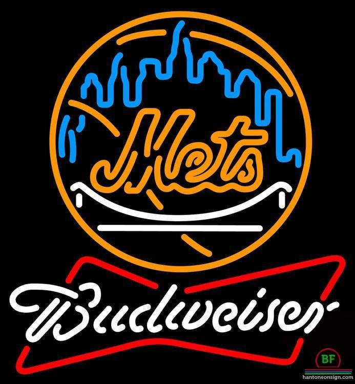 Custom Budweiser New York Mets Neon Sign MLB Teams Neon Light