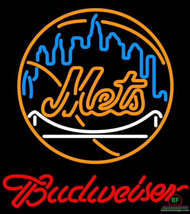 Custom Budweiser New York Mets Neon Sign MLB Teams Neon Light