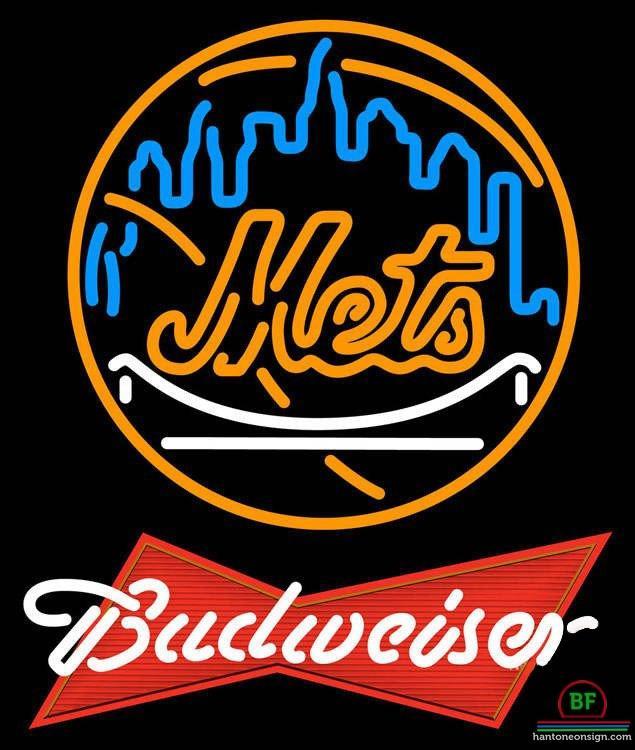 Custom Budweiser New York Mets Neon Sign MLB Teams Neon Light