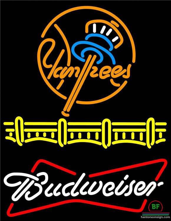 Custom Budweiser New York yankees Neon Sign MLB Teams Neon Light