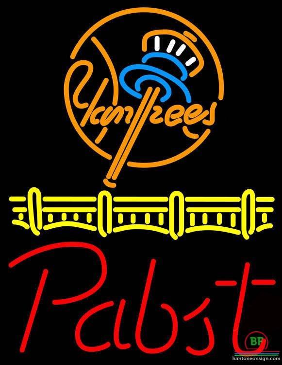 Custom Pabst New York yankees Neon Sign MLB Teams Neon Light