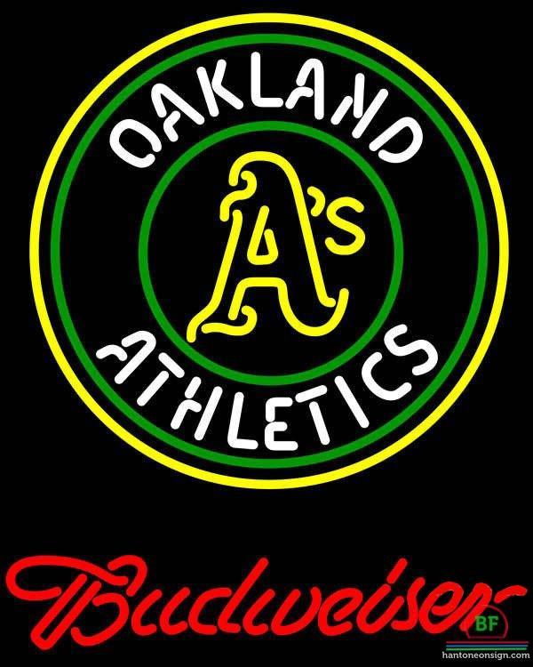 Custom Budweiser Oakland_Athletics Neon Sign MLB Teams Neon Light