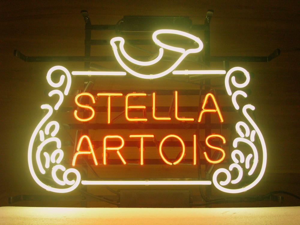 Custom Stella Artois Belgian Lage Neon Sign