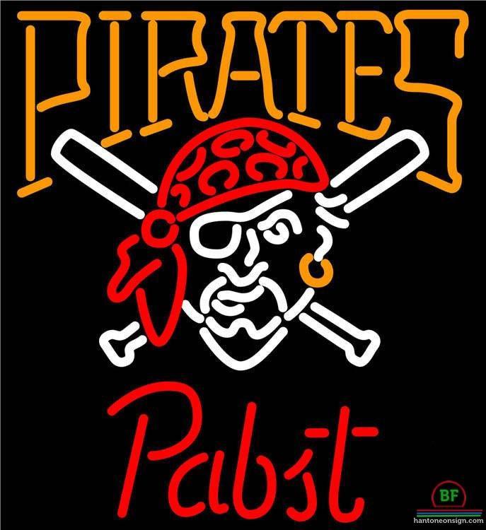 Custom Pabst Pittsburgh Pirates Neon Sign MLB Teams Neon Light