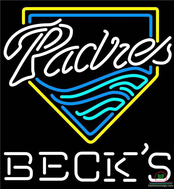 Custom Becks San Diego Padres Neon Sign MLB Teams Neon Light
