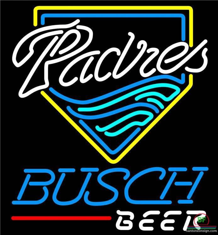 Custom Busch Beer San Diego Padres Neon Sign MLB Teams Neon Light