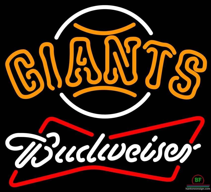 Custom Budweiser San Francisco Giants Neon Sign MLB Teams Neon Light