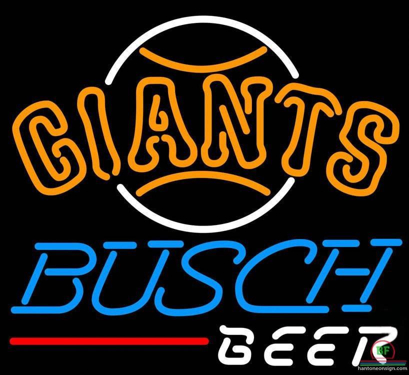Custom Busch Beer San Francisco Giants Neon Sign MLB Teams Neon Light