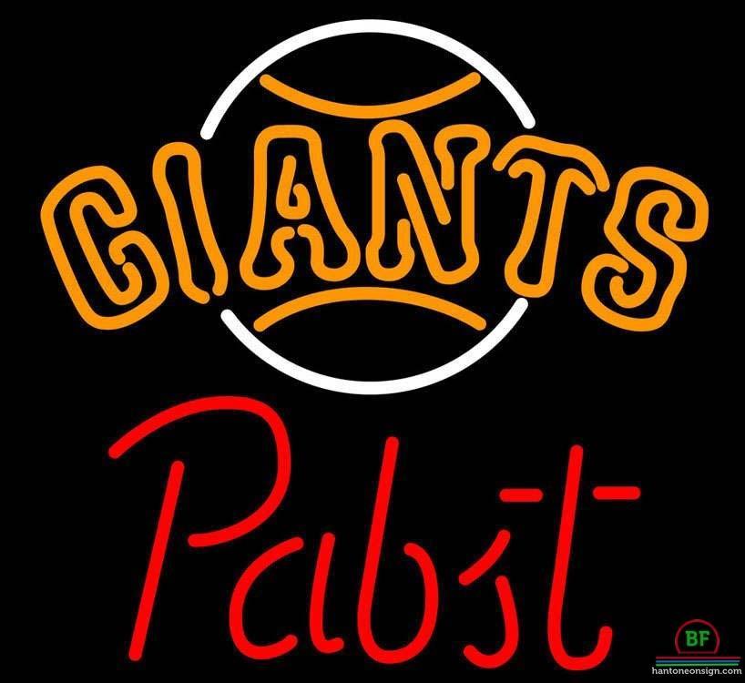 Custom Pabst Blue Ribbon San Francisco Giants Neon Sign MLB Teams Neon Light