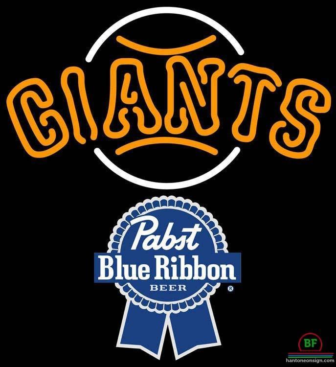 Custom Pabst San Francisco Giants Neon Sign MLB Teams Neon Light
