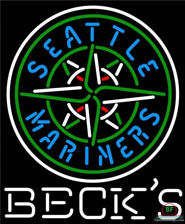 Custom Becks Seattle Mariners Neon Sign MLB Teams Neon Light
