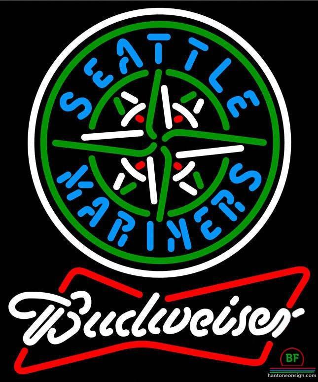 Custom Budweiser Seattle Mariners Neon Sign MLB Teams Neon Light