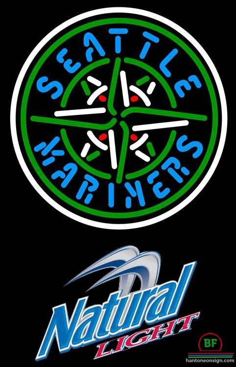 Custom Natural Light Seattle Mariners Neon Sign MLB Teams Neon Light