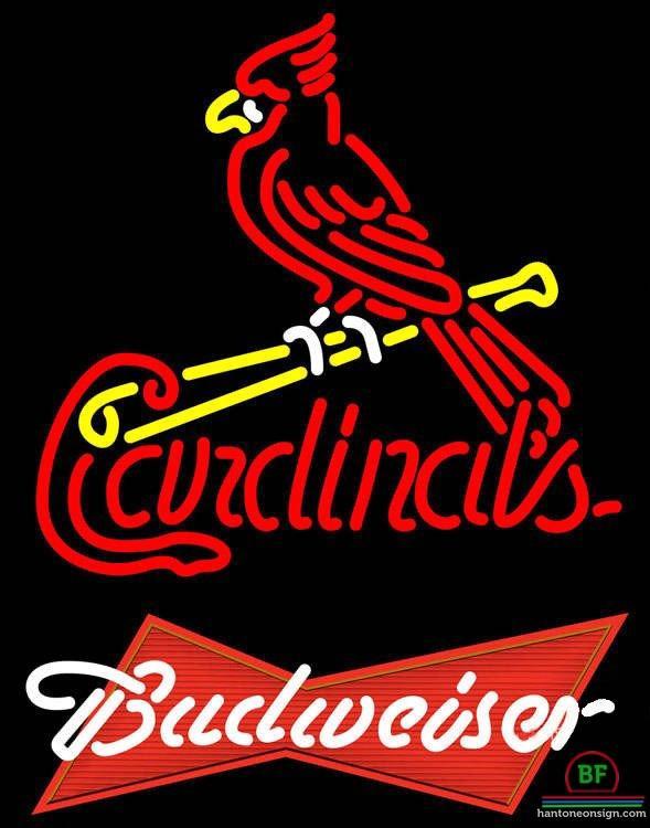 Custom Budweiser St Louis Cardinals Neon Sign MLB Teams Neon Light