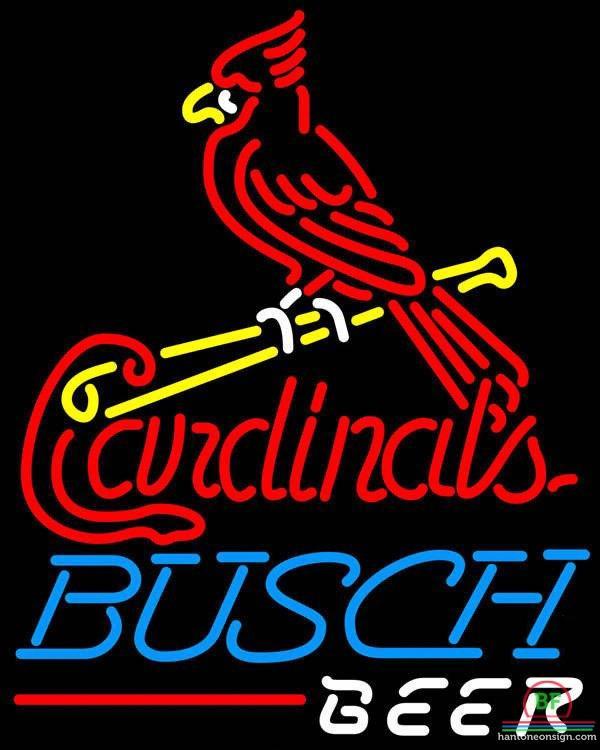 Custom Busch Beer St Louis Cardinals Neon Sign MLB Teams Neon Light